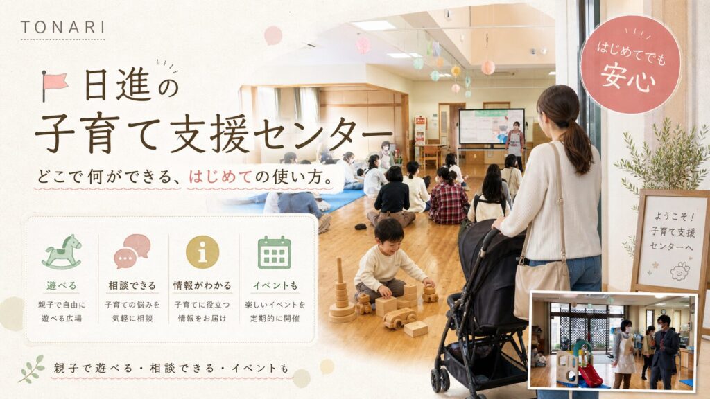 日進の子育て支援センター｜どこで何ができる、はじめての使い方。
