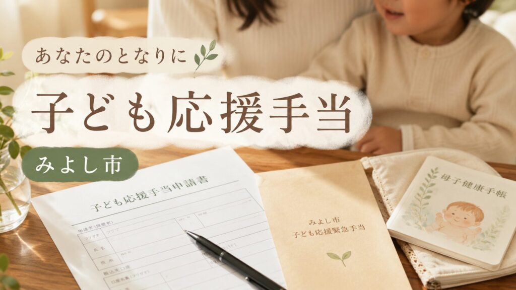 こども応援緊急手当とは？みよし市が発表、6月議会で可決なら全国初の子育て支援策に