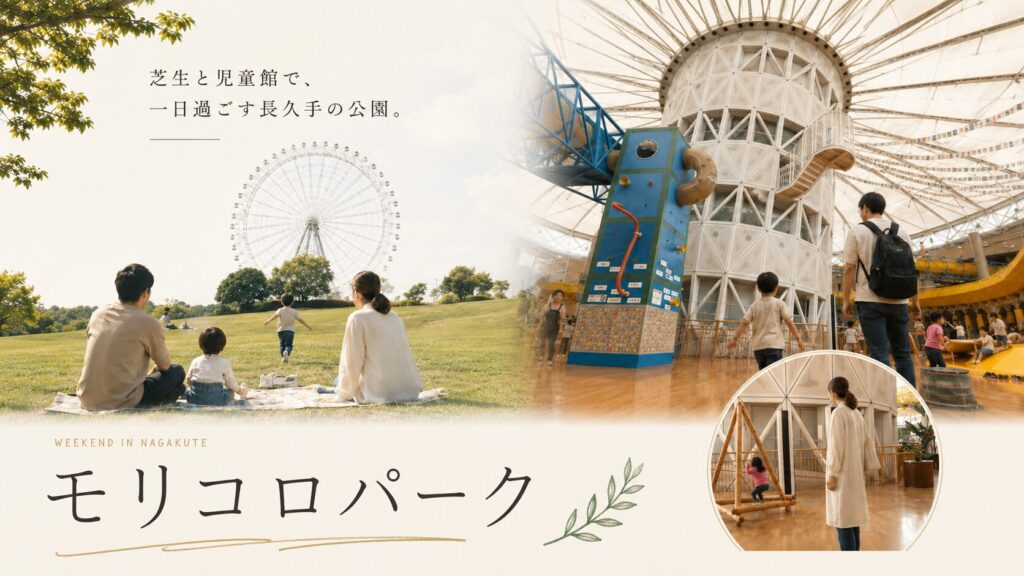 モリコロパーク｜芝生と児童館で、一日過ごす長久手の公園。