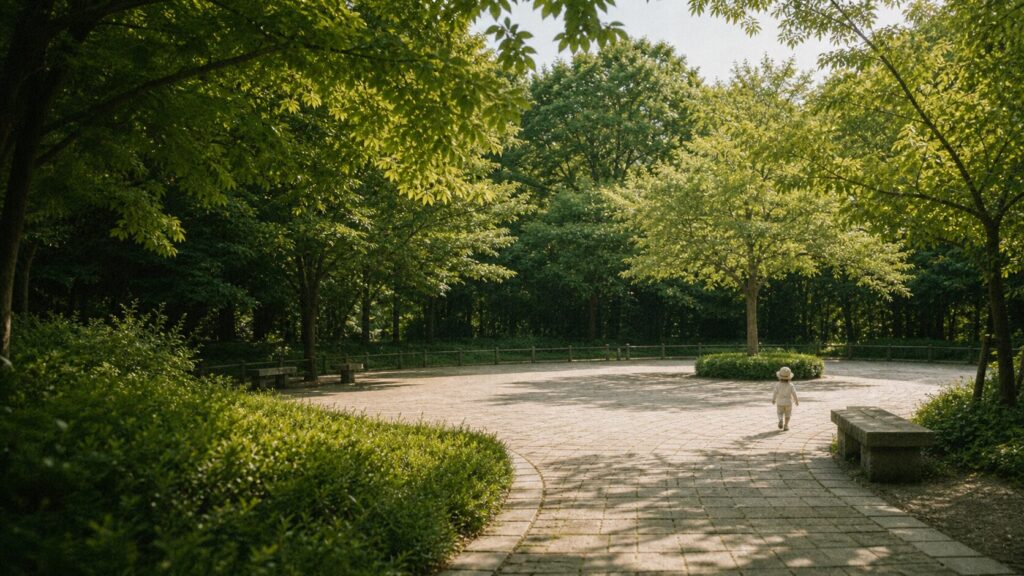 水晶山緑地｜市内唯一の都市緑地、四季の散歩道。（日進市）